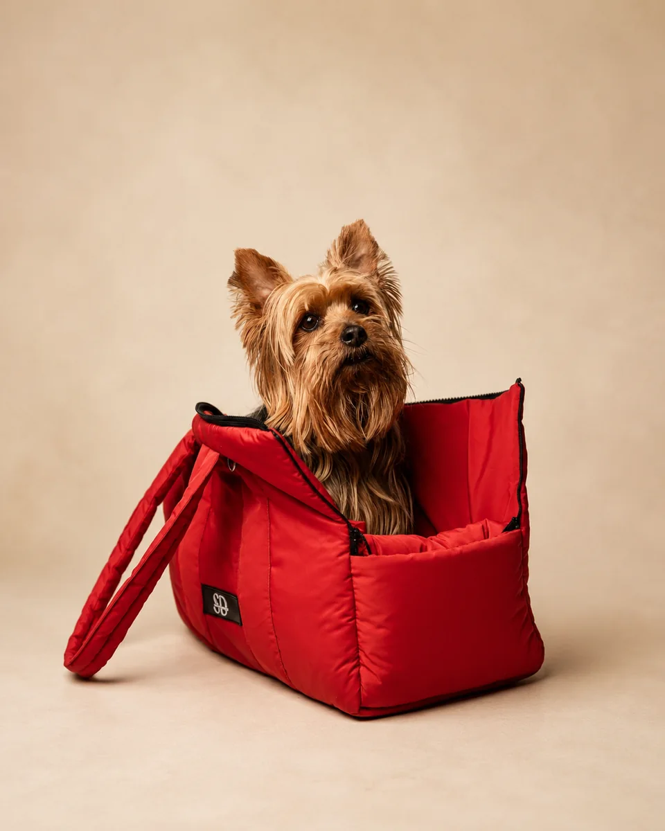 Pet Carrier rojo