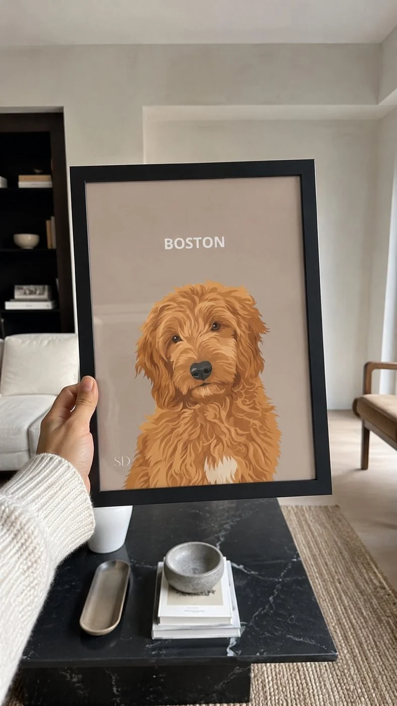 Portaretrato 40x50 Boston